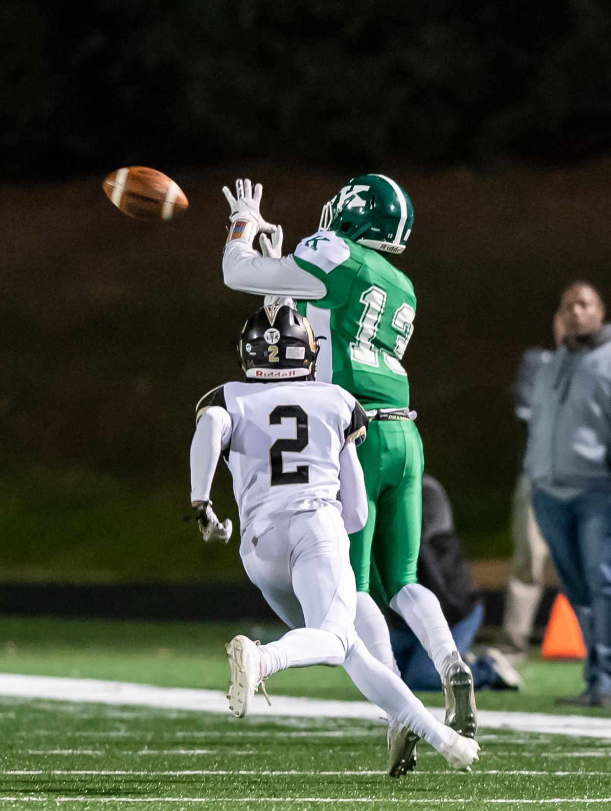 the annual Battle of the Bell high school football game